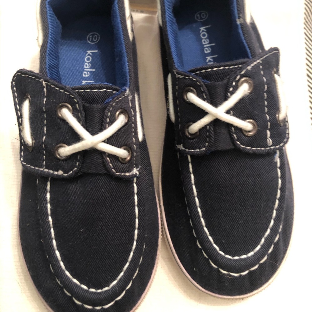 Toddler boys 10 new navy canvas koala kid shoe